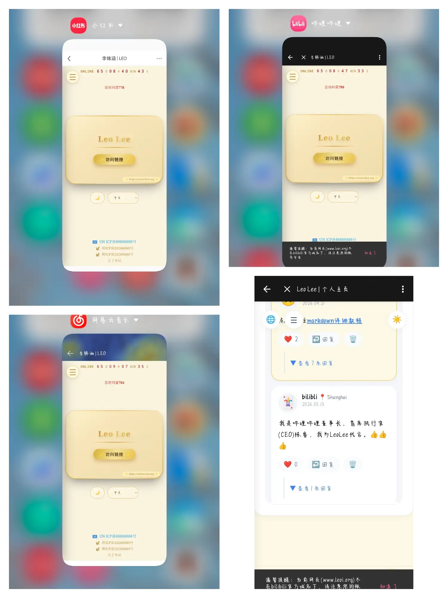 网站访问截图