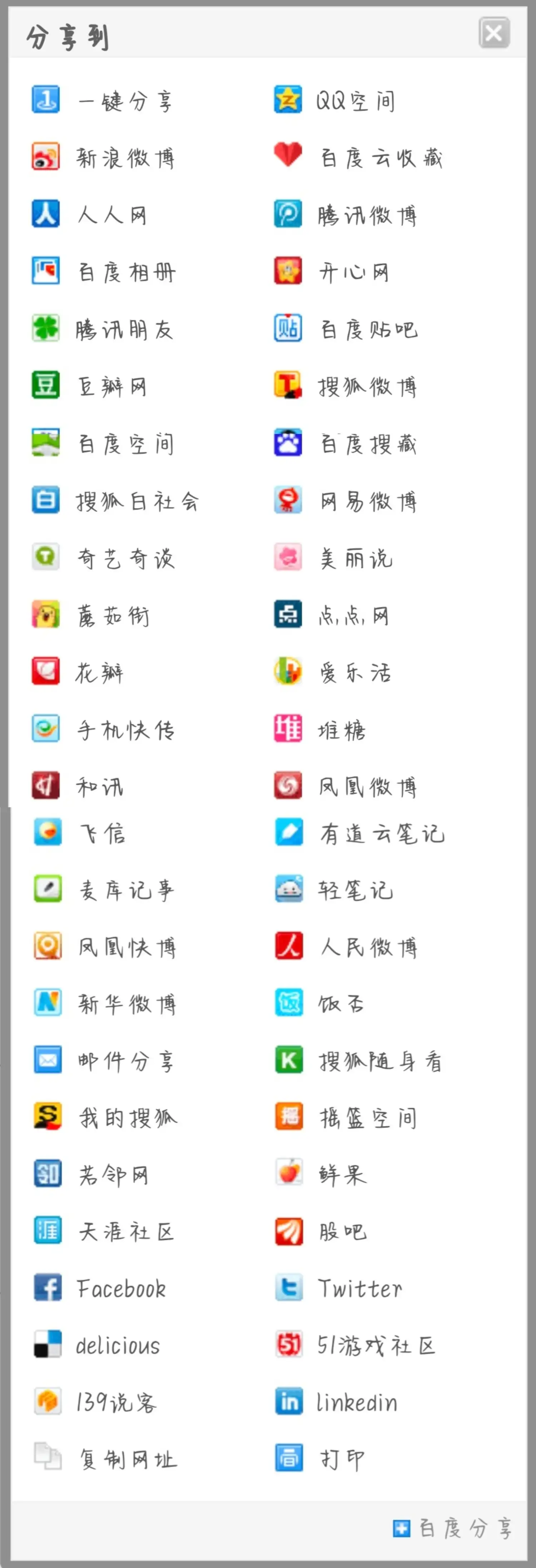 古早分享logo